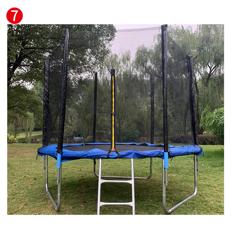 Child-Safe Outdoor Trampoline Toy for Kids 2 Years up with Safe Padded Cover Mesh Net Educational Learning Bungy Jumper Rebounder Gym Toy for Children Baby Boys