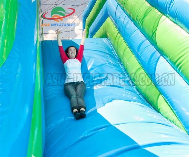 Blue Style Big Inflatable Trampoline Park, Giant Inflatable Indoor Theme Park
