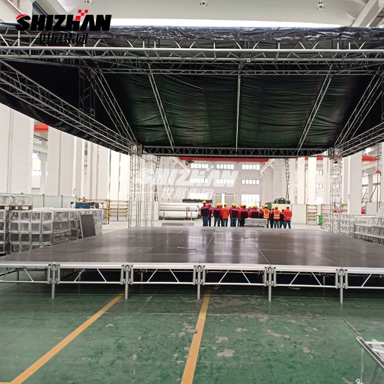 Aluminum Outdoor Stage Roof Truss Semi Circle Concert Stage Roof Truss