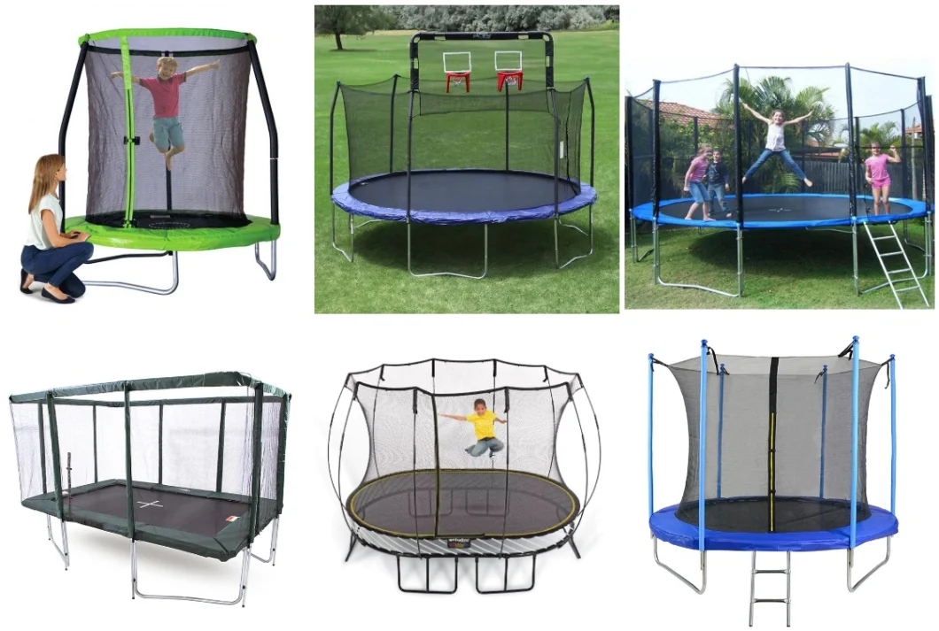 EU Standard Combo Bounce Complete Set Garden Trampoline for Kids Family Fun
