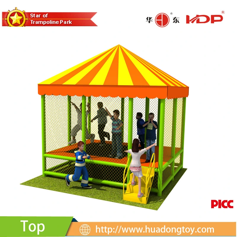Children Fun Park Rectangular Mini Trampoline