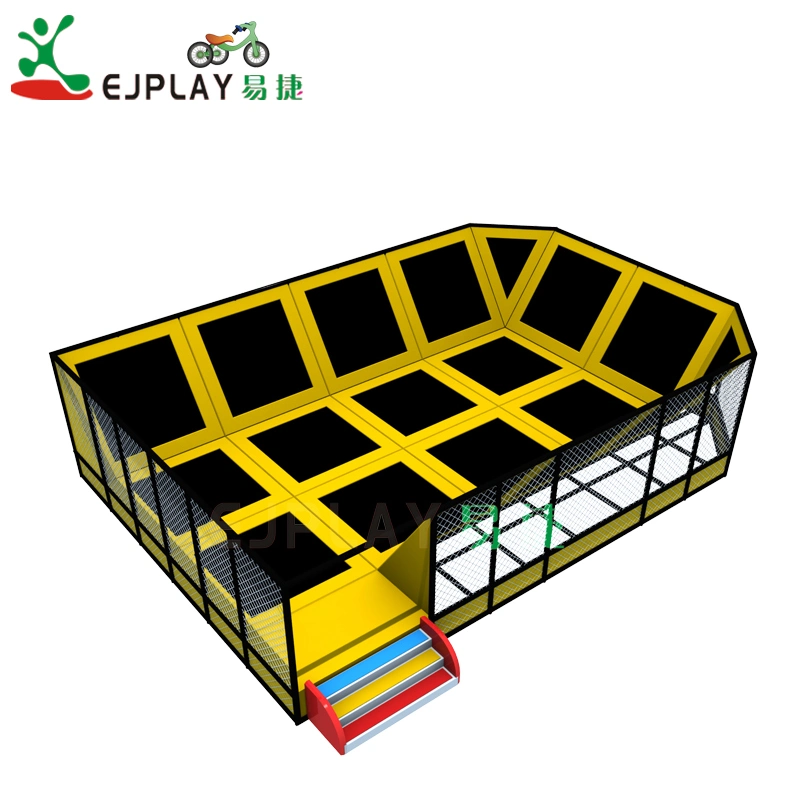 Customized Colorful Indoor Trampoline Park and Gym Rectangle Trampoline