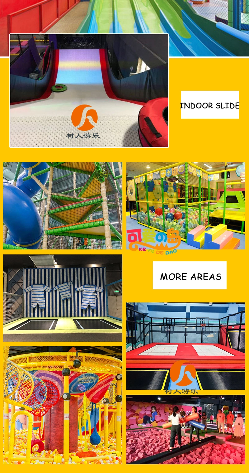 New and Large Indoor Sky Zone Jumping Bed Gymnastic Trampoline Park for Commercial Used