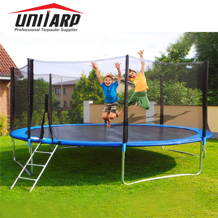 Anti-UV Waterproof 500d Tarpaulin PVC Coated Fabrics for Trampoline Safety Pad Spring Cover