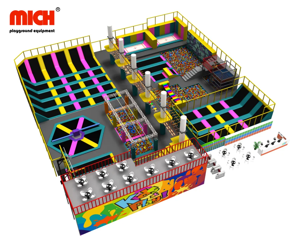 China Professional Trampoline Supplier Children and Adult Commercial Large Rectangular Gym Indoor Trampoline with Olympic Mat