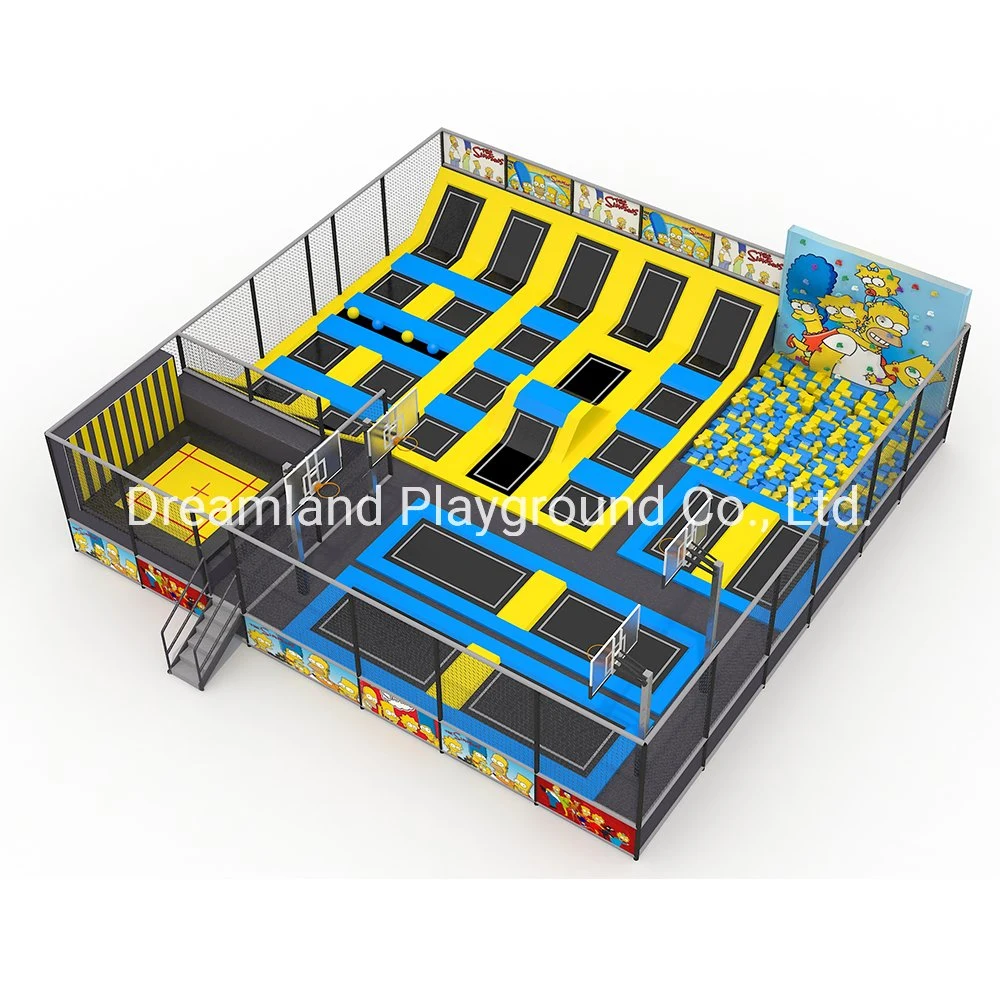 Popular Sports Adult Competitive Commercial Big Interactive Trampoline Park