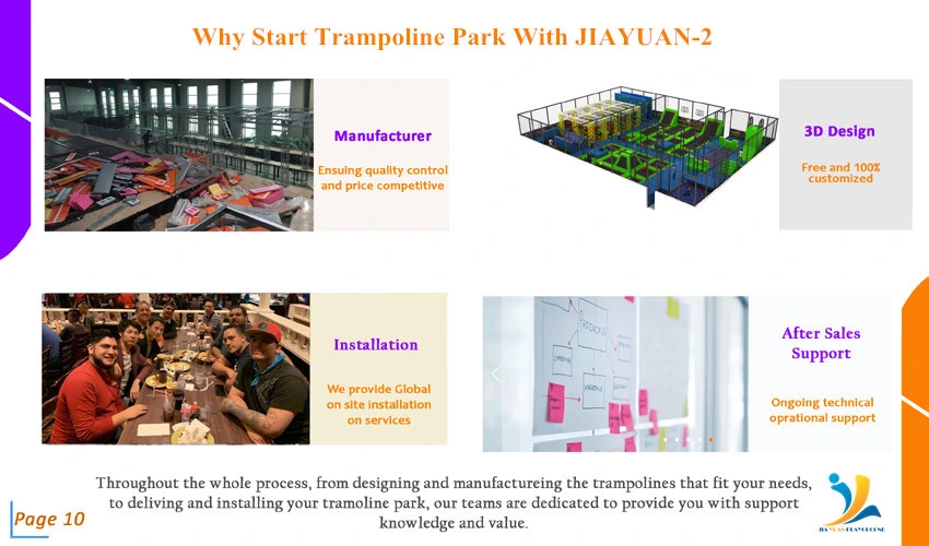 Jiayuan Playground Trampoline Park for Teenager