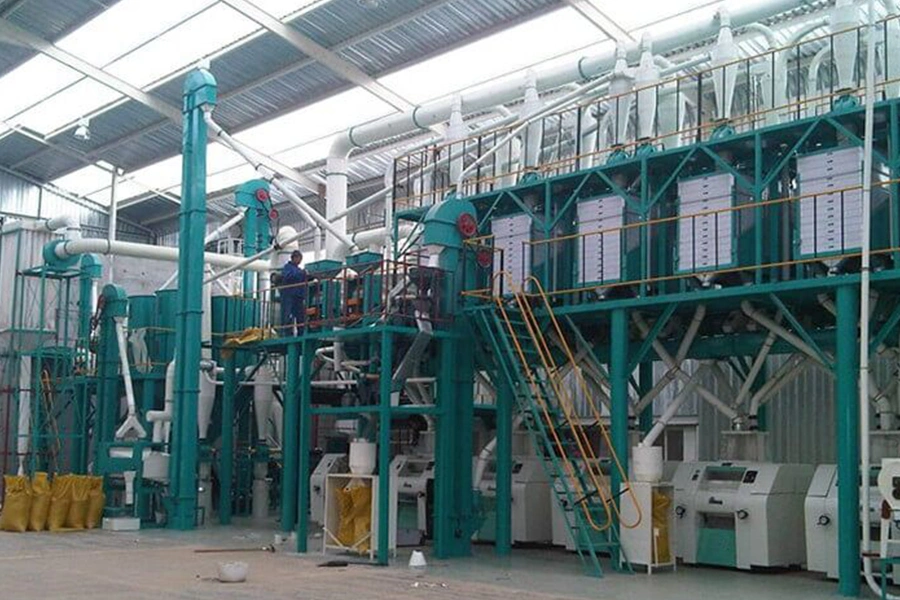 Small Middle-Sized Large-Scale Maize Corn Flour Mill Processing Machine with Lowest Price for Sale