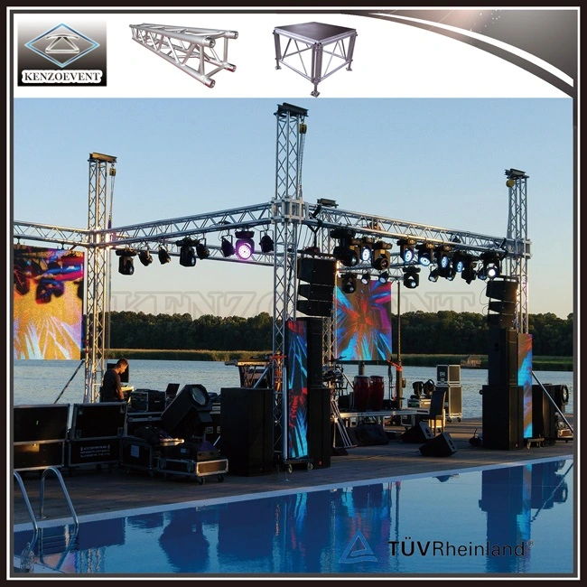 Curved Roof Truss Aluminum Arch Roof Truss Outdoor Concert Stage Roof Truss