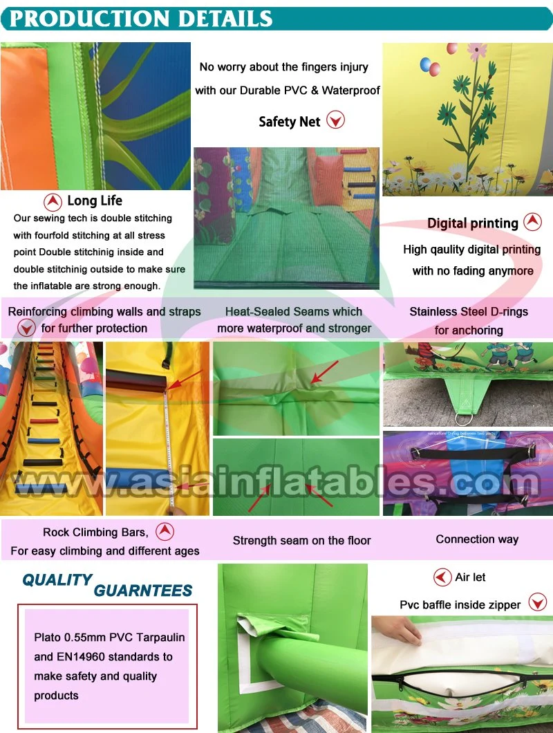 Spongebo Inflatable Amusement Trampoline Playground for Kids