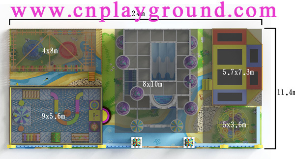Big Trampoline Park Soft Play Indoor Playground (HD-16SH02)