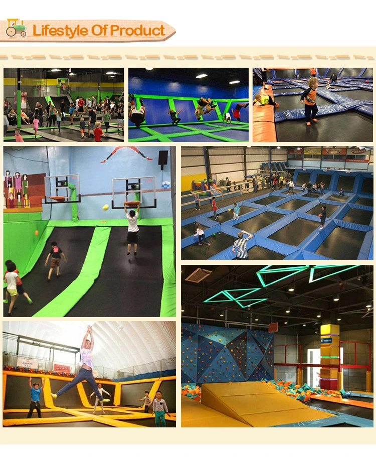 Big Jumping Outdoor Trampoline Park Design and Planning for Kids