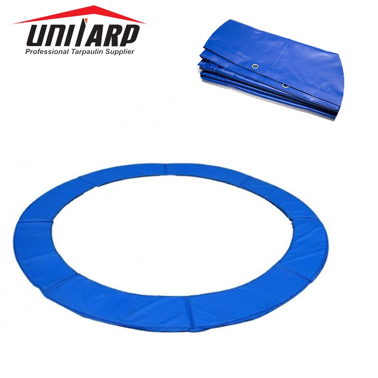 Anti-UV Waterproof 500d Tarpaulin PVC Coated Fabrics for Trampoline Safety Pad Spring Cover