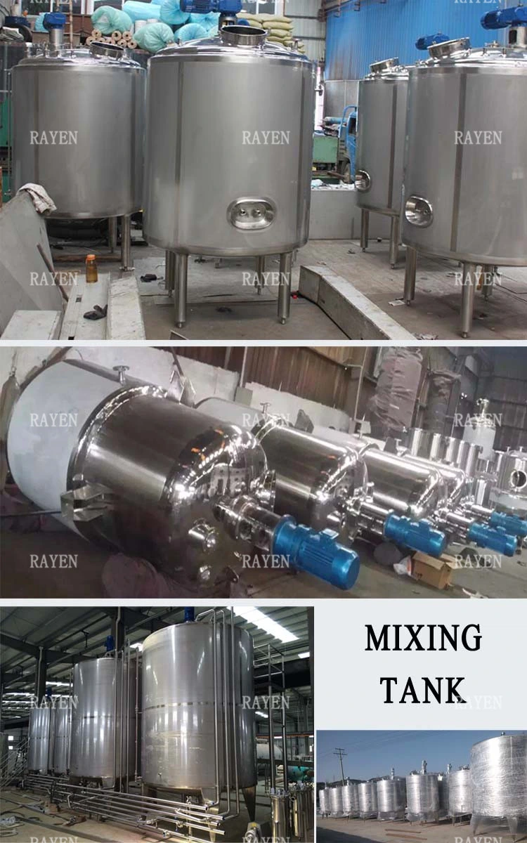 China Manufacture Stainless Steel Blender Tank Cosmetic Mixing Cosmetic Blender
