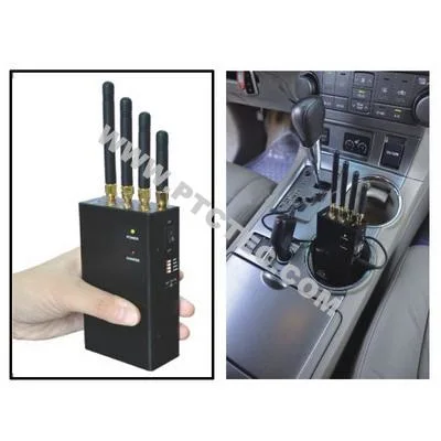 5 Antennas Portable Handheld Bluetooth WiFi Signal Jammer 4G Signal Blocker Handheld Cellular Jammer