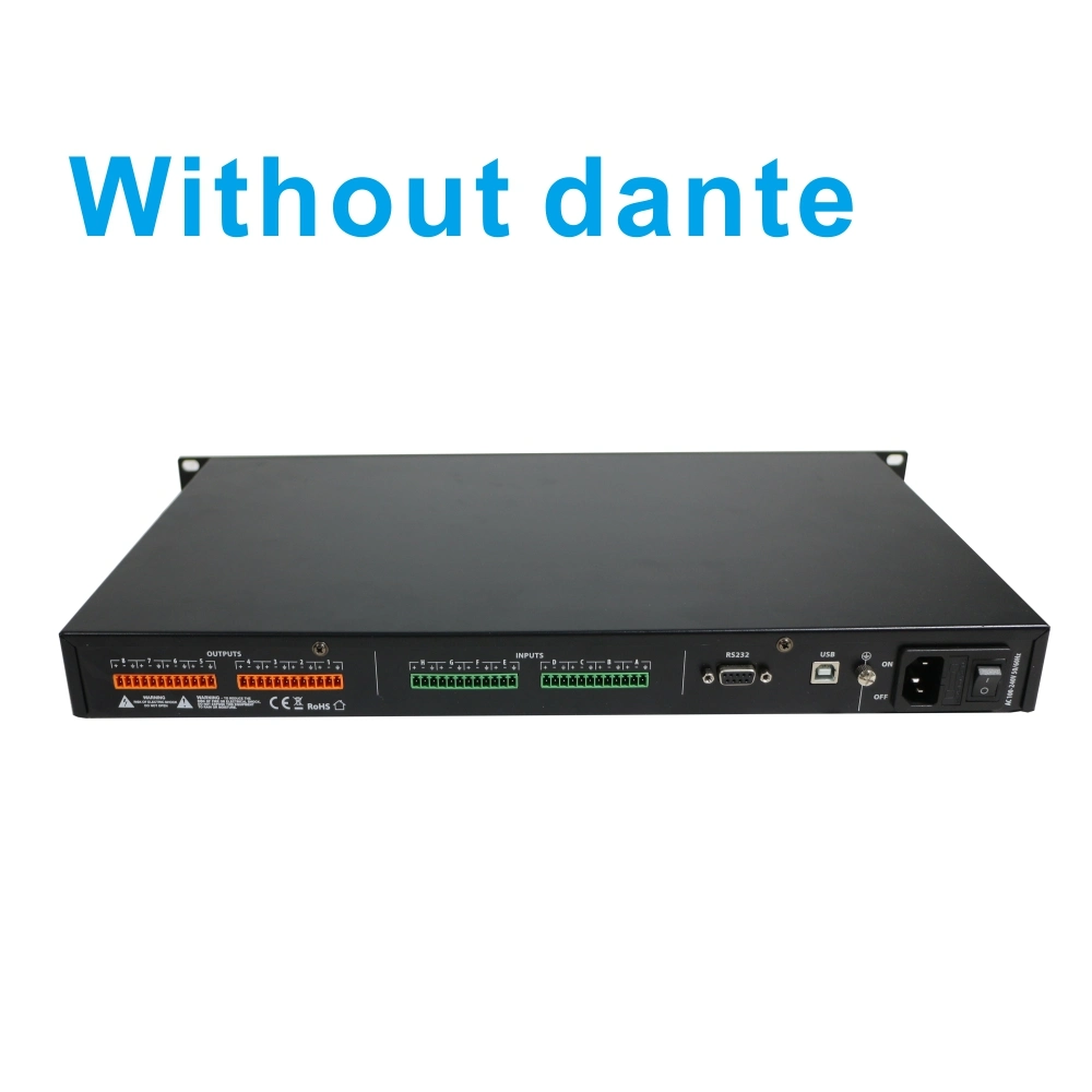 Professional Sound Processor 16 in 16 out DSP Audio Processor Dante Audio Converter