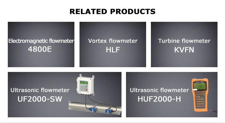 Economic Type Dn15 Dn700 Portable Ultrasonic Liquid Water Flow Meter