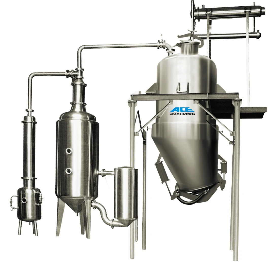 Pharmaceutical Stainless Steel Curcmin Bilberry Herb Extractor Equipment Extraction Tank Solvent Water Extraction Vessel