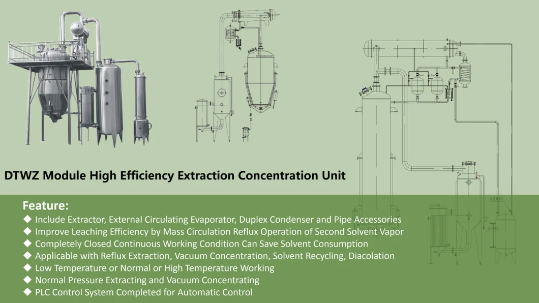 Herbal Extraction Production Machinery for Herb Extract