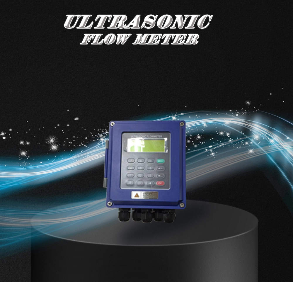 Wall Mounted Ultrasonic Flow Meter Fixed Ultrasonic Flowmeter for Water