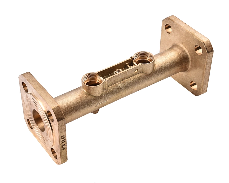 DN15-40 mm Ultrasonic Water Meter Sensor Body / Spare Parts Ultrasonic Brass Tube