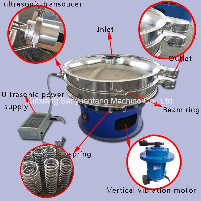 China Ultrasonic Sifter Machine for Coating Powder