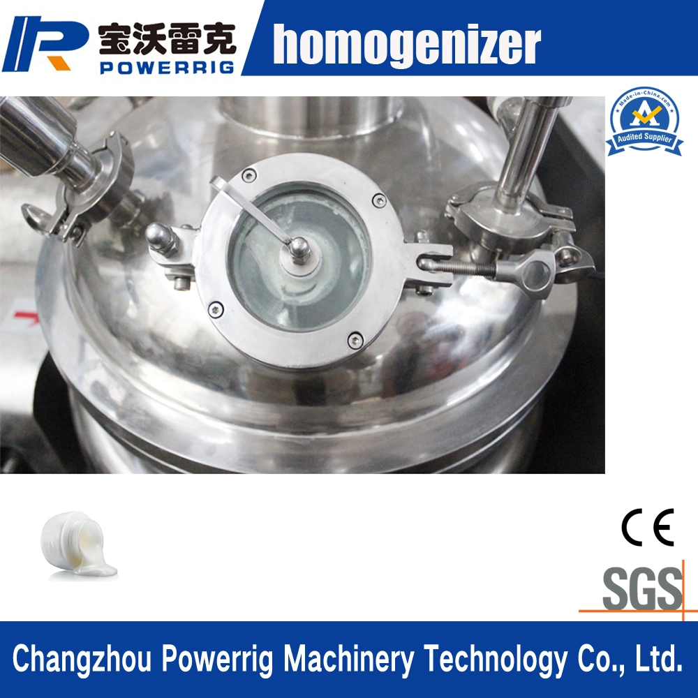 Vacuum Homogenizer Mixer Machine Mayonnaise Emulsifying Equipment with Steam Heating