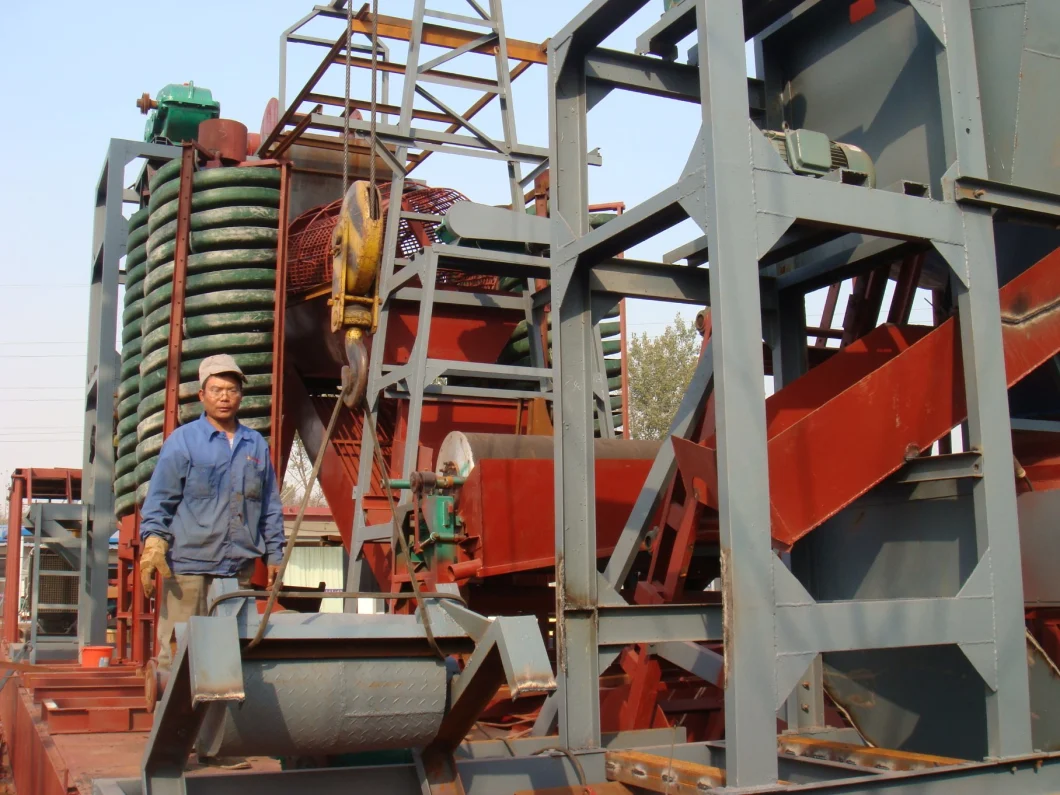 Gold Recovery Gravity Spiral Chute Machine for Tin Mining/Alluvial Mining Machine