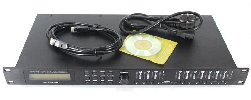 Sinbosen Professional Sound Audio Processor 4 Input 8 Output Ad48 Karaoke Speaker Management Digital Signal Processor