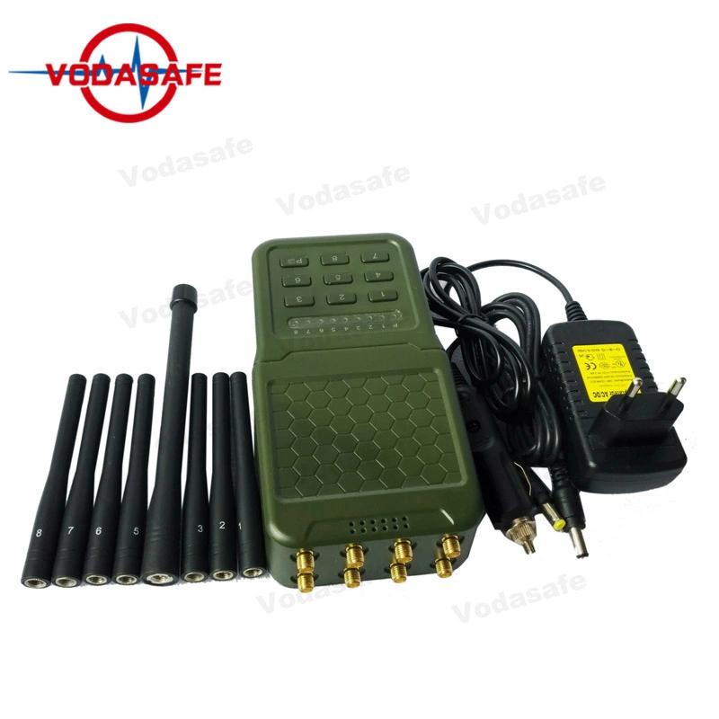 Rechargeable Handheld Signal Blockers for WiFi Signals with 8 Antennas 4700mAh Handheld Portable Cell Phone Jammer