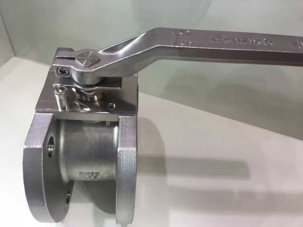 1PC Flanged Stainless Wafer Ball Valve with ISO5211 (PN16/40)