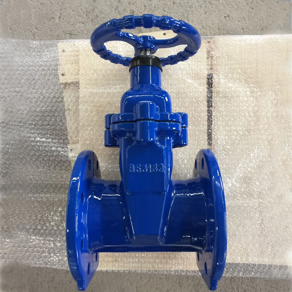 DIN F4 Pn16 DN100 Cast Iron Resilent Gate Valve Globe Valve Swing Check Valve Globe Valve