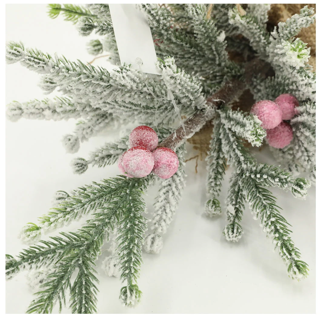 Xmas Tree Jute with Snow Effect Indoor Gifts Decoration Dy34062