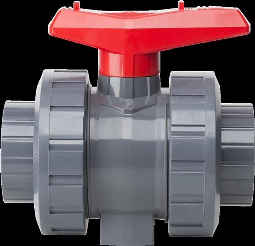 High Quality DIN ASTM JIS Standard Plastic Ball Valve UPVC Flanged Union Ball Valve UPVC Double Union Flanged Ball Valve UPVC Flanged Ball Valve Double Union