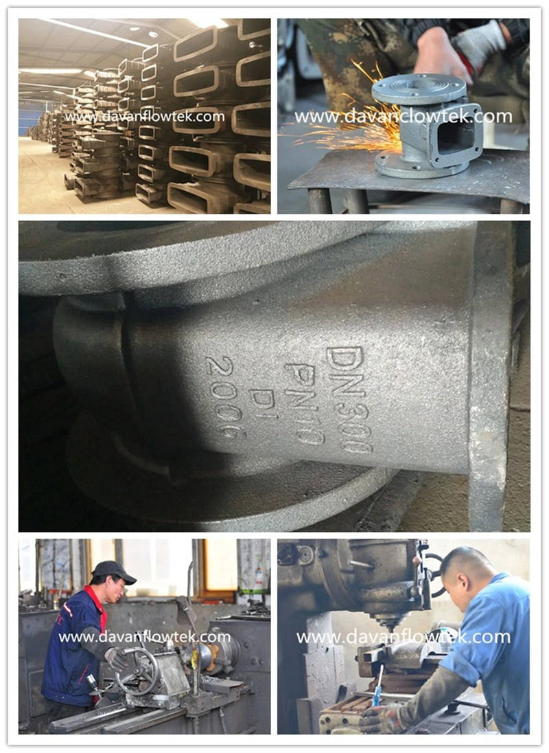 DN500 Pn16 Rubber Wedge Resilient Seat Gate Valve DIN F4/F5 Gate Valve China Factory Handwheel Operated Water Gate Valve Flanged Gate Valve