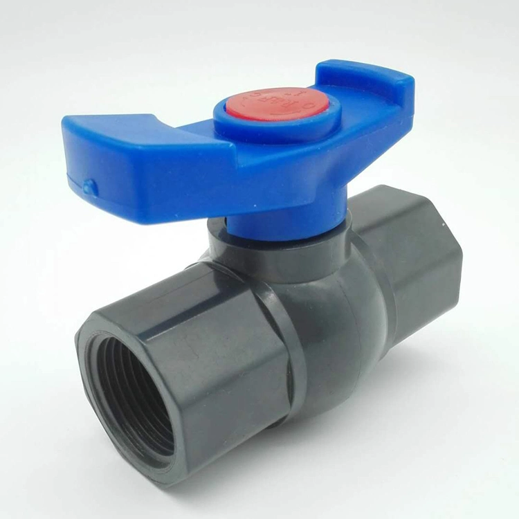 Butterfly Handle Compact Ball Valve Socket Threaded for Agriculture Irrigation