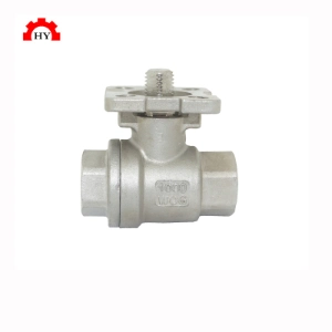 Round Straight Full Flow Thread Two PCS Ball Valve