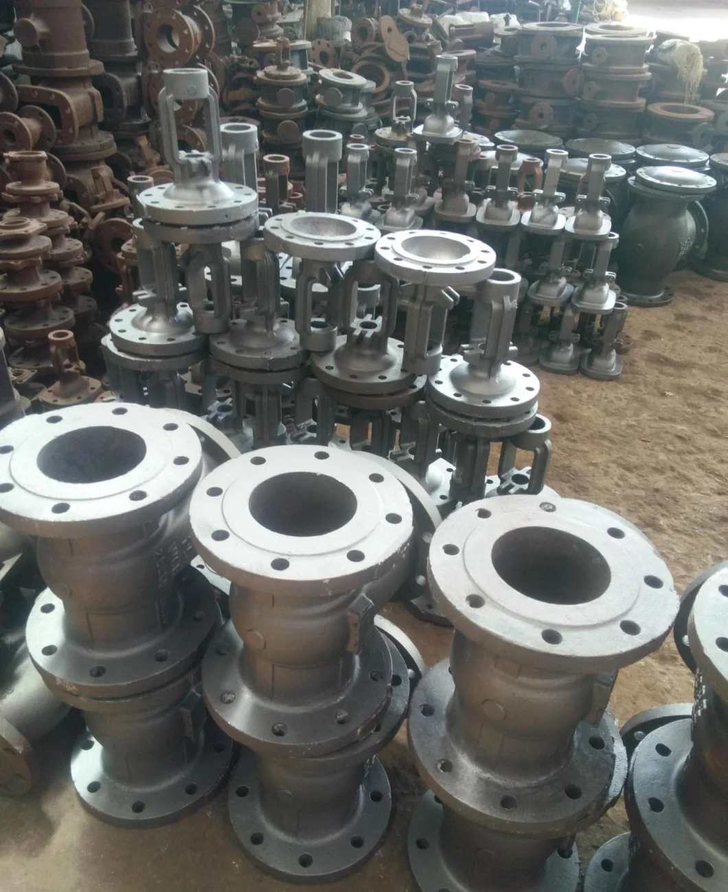 China Custom Carbon Steel Ball Valve Body Casting Parts by Investment Casting