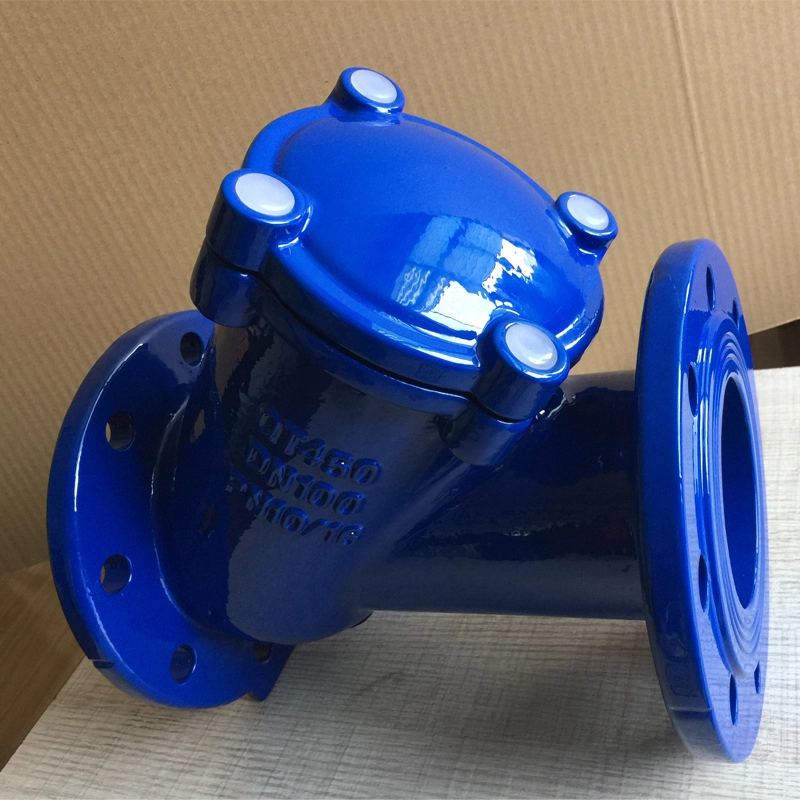 Ductile Iron DIN Pn16 Double Flange Ball Type Check Valve Stainless Steel Gate Valve Ball Valve Pneumatic Foot Valve Butterfly Valve