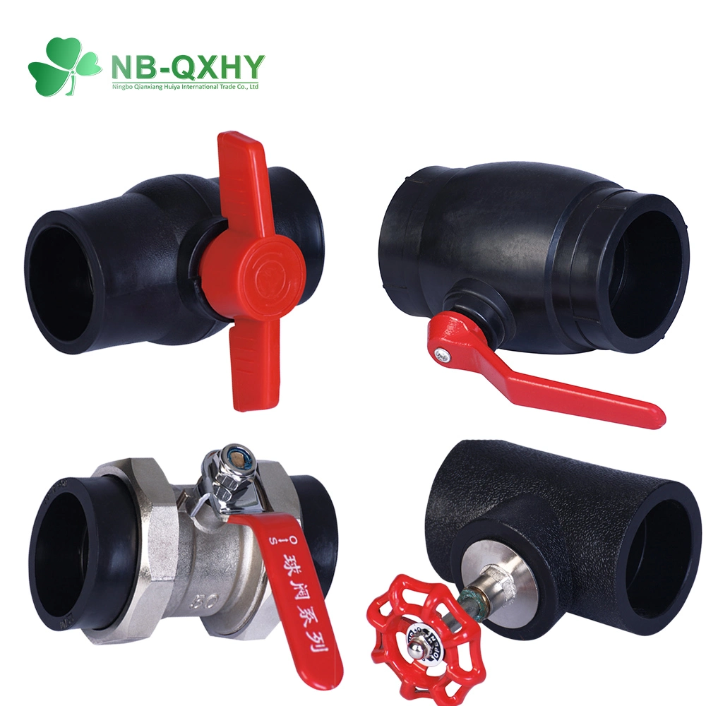 High Quality PE Pipe Fitting Plastic Ball Valve Socket Joint Valve