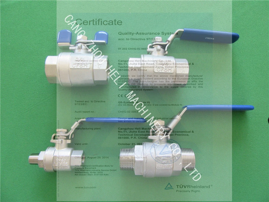 2PC Male/Female Full Port Ball Valve 1000wog