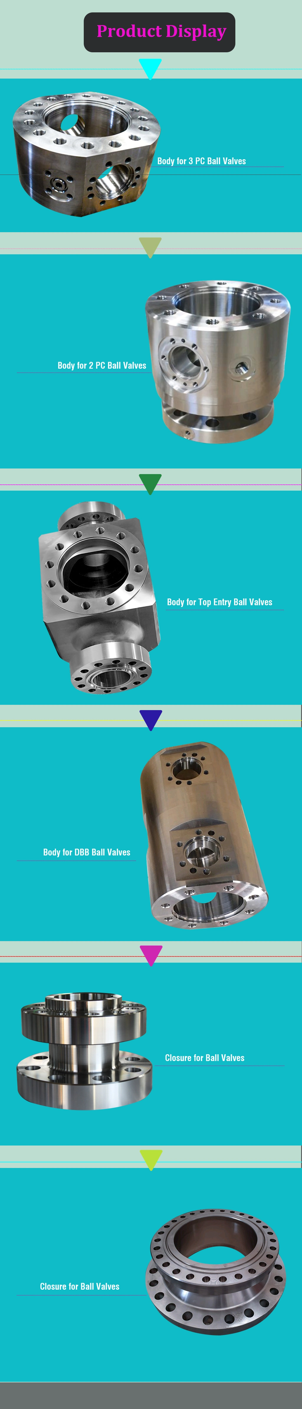 Forged Carbon Steel Stainless Steel Machined Valve Body Ball Valve Spare Kits