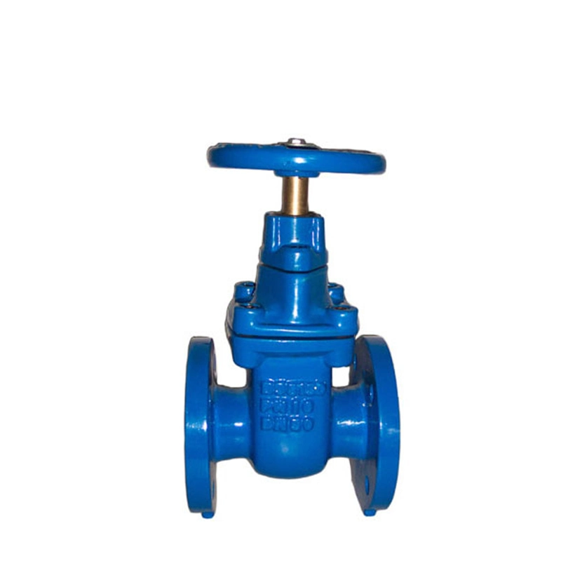 Handwheel Resilient Seated Cast Iron Flanged Gate Valve Pn16