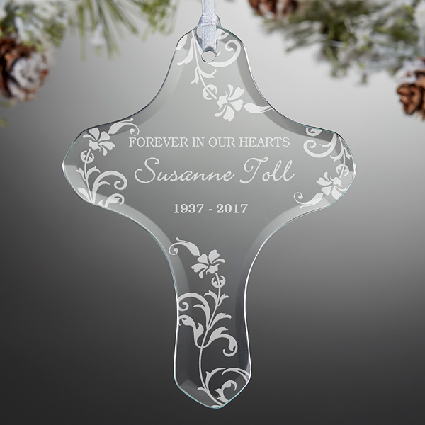 Personalized Crystal Glass Craft Party Holiday Home Xmas Tree Ornament Gift Present Ideas Christmas Decoration