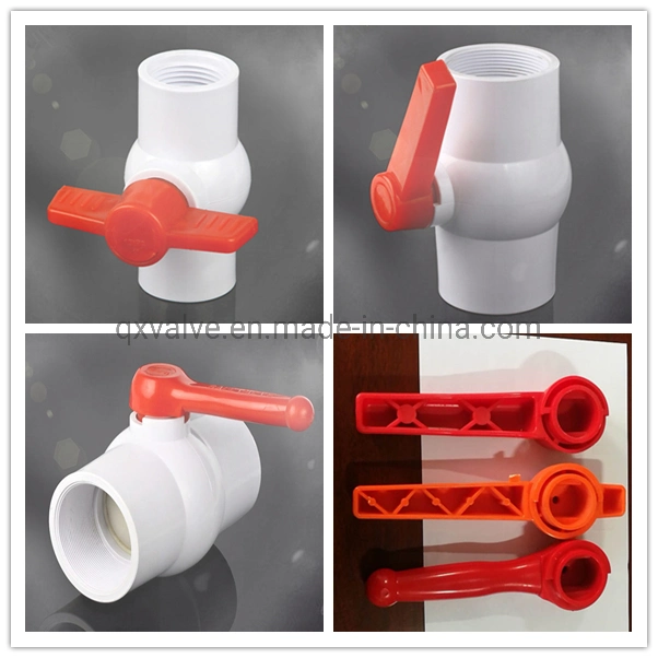 UPVC PVC Plastic Ball Valve Octagonal Ball Valve with Socket Thread Ends