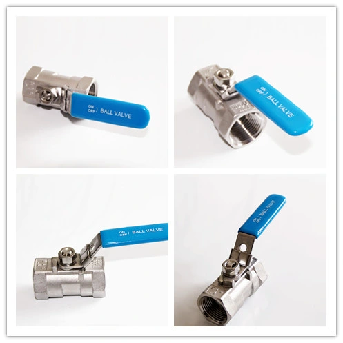 CF8m Stainless Steel 3 Way Ball Valve Screwed Ends