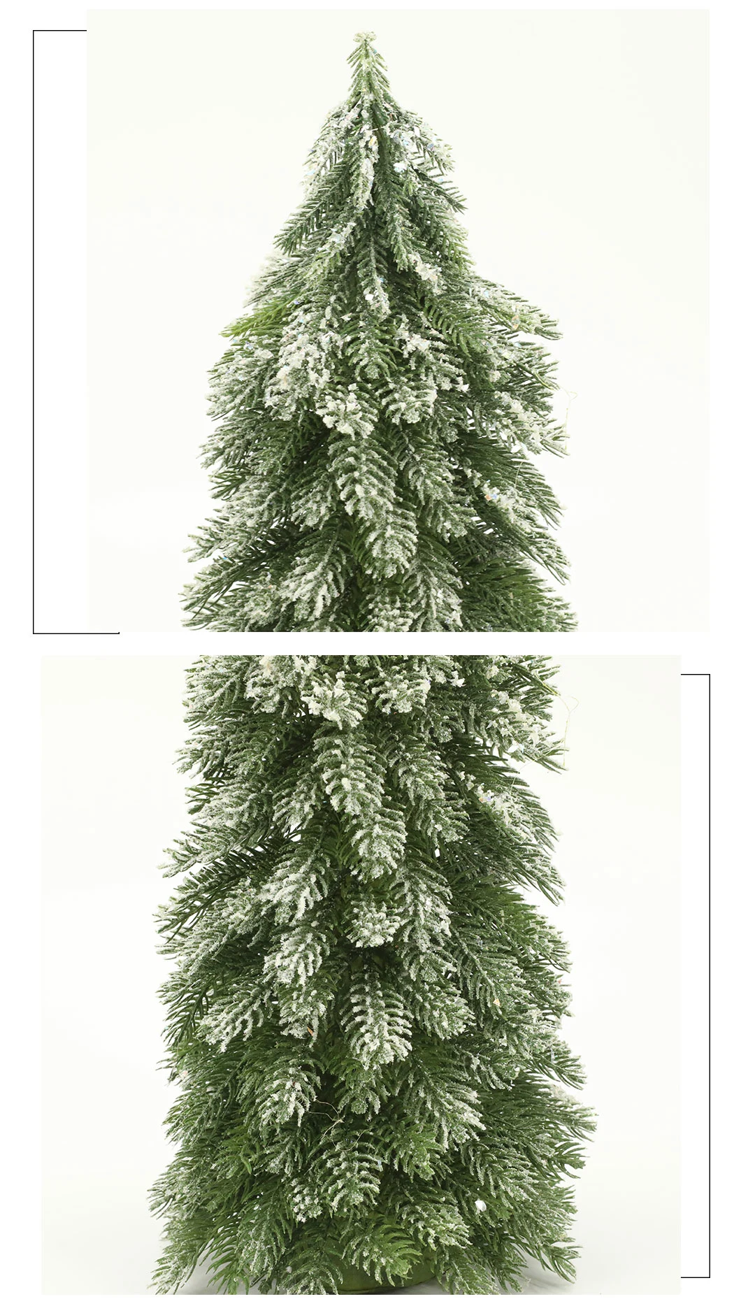 Christmas Outdoor Decoration Xmas Pine Tree with Snow Dy1-3031