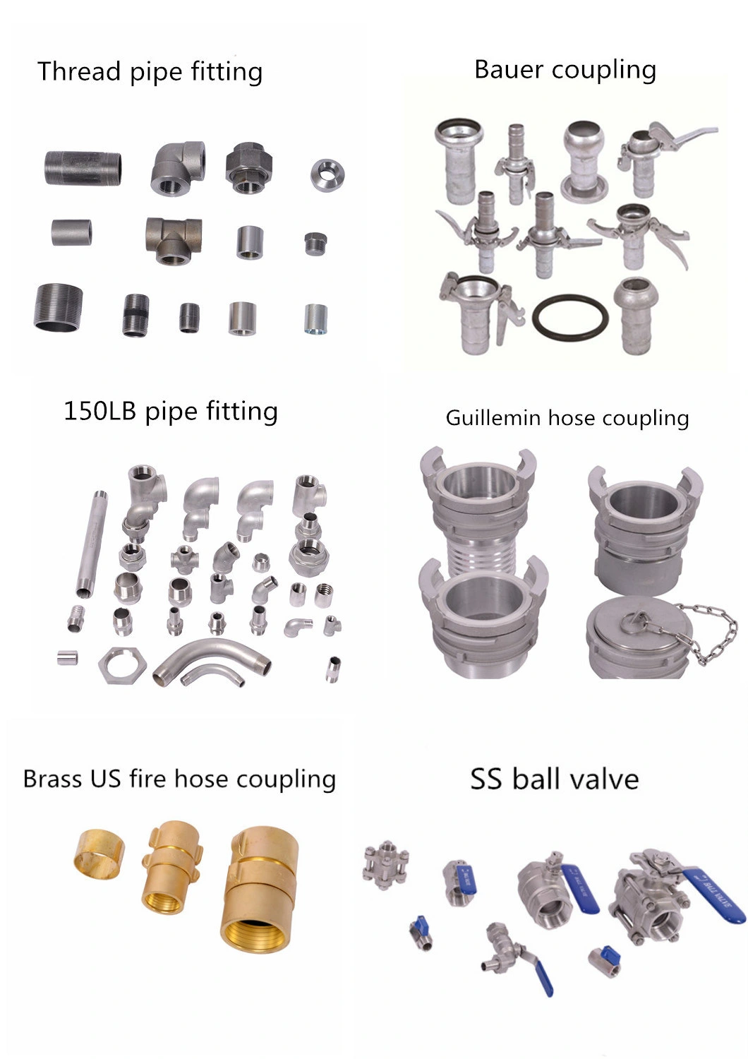 2PC Stainless Steel 304/316 Full Port Ball Valve Food Grade