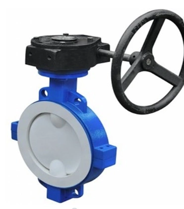 Ss Butterfly Valve Wafer Triple Offset Metal Seat Butterfly Valve