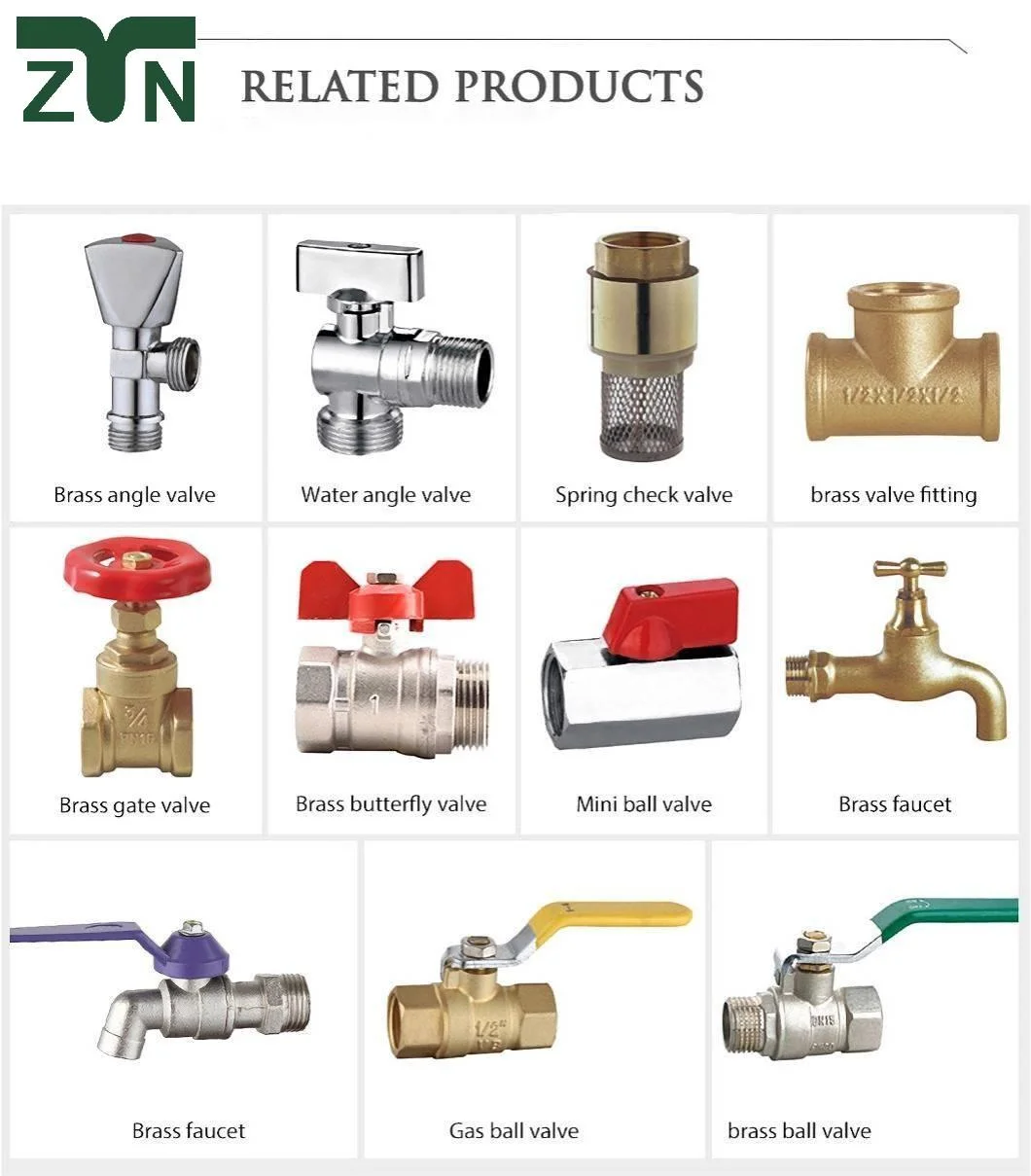 Antirust Ballcock Ball Float Valve with Copper Float for Water Tank